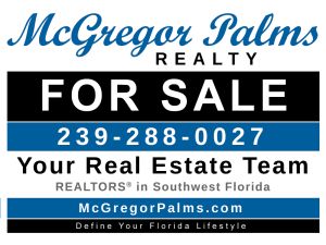 McGregor Palms Realty For Sale Sign
